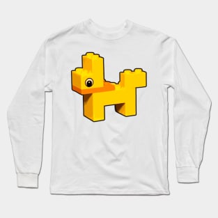 Brick Animals: Dog Long Sleeve T-Shirt